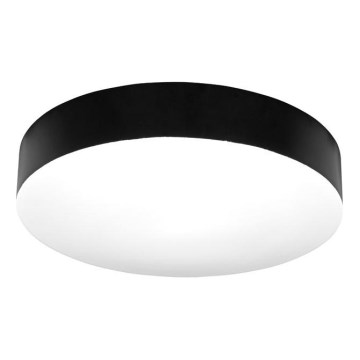 LED Stropna svjetiljka za kupaonicu MAKARON LED/50W/230V 3000/4000/6000K pr. 50 cm IP44 crna