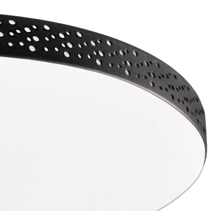 LED Stropna svjetiljka za kupaonicu MOON LED/18W/230V crna IP44