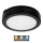 LED Stropna svjetiljka za kupaonicu NAIROS LED/12W/230V 3000/4000/6500K IP65 pr. 20 cm crna