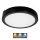 LED Stropna svjetiljka za kupaonicu NAIROS LED/24W/230V 3000/4000/6500K IP65 pr. 30 cm crna