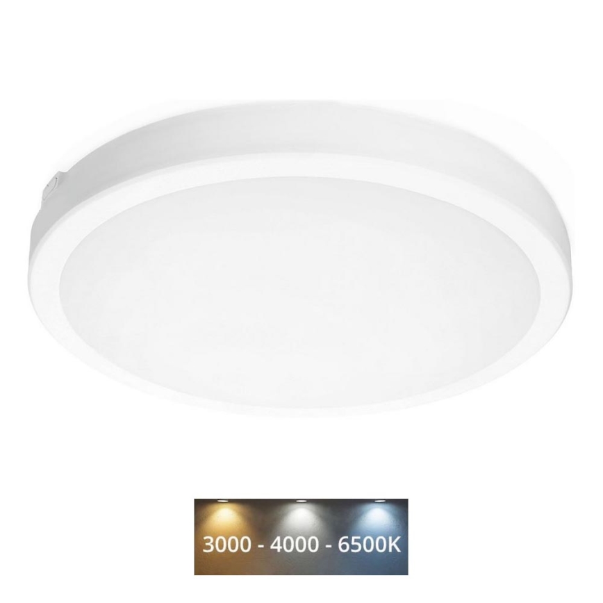 LED Stropna svjetiljka za kupaonicu NAIROS LED/36W/230V 3000/4000/6500K IP65 pr. 40 cm bijela