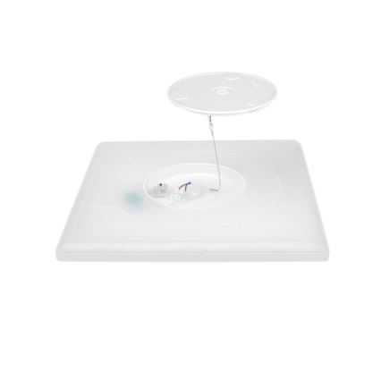 LED Stropna svjetiljka za kupaonicu NIVERA LED/12W/230V IP54 3000/4000/6000K 22,5x22,5 cm bijela