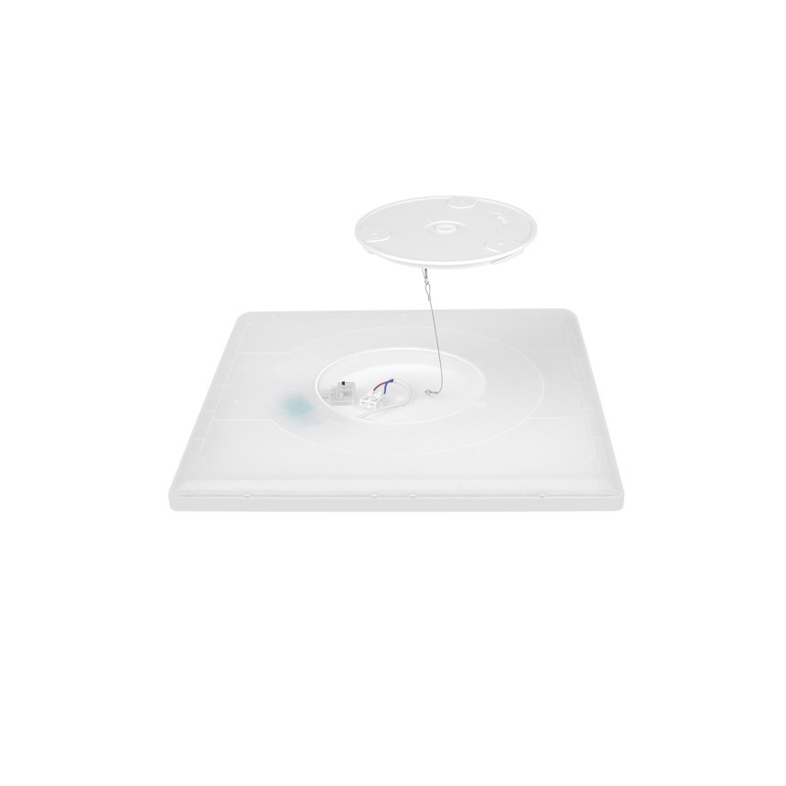 LED Stropna svjetiljka za kupaonicu NIVERA LED/12W/230V IP54 3000/4000/6000K 22,5x22,5 cm bijela
