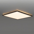 LED Stropna svjetiljka za kupaonicu NIVERA LED/18W/230V IP54 3000/4000/6000K 30x30 cm crna
