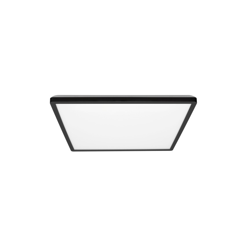 LED Stropna svjetiljka za kupaonicu NIVERA LED/24W/230V IP54 3000/4000/6000K 30x30 cm crna