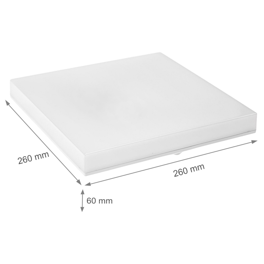 LED Stropna svjetiljka za kupaonicu NYMPHEA LED/18W/230V 4000K IP44 uglast