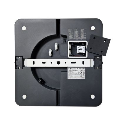 LED Stropna kupaonska svjetiljka sa senzorom ELLÉ LED/24W/230V 3000/4000/6500K 26x26 cm IP54 antracit