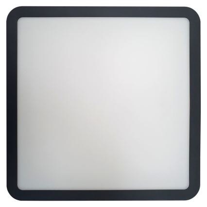 LED Stropna svjetiljka za kupaonicu sa senzorom ELLÉ LED/24W/230V 3000/4000/6500K 26x26 cm IP54 antracit