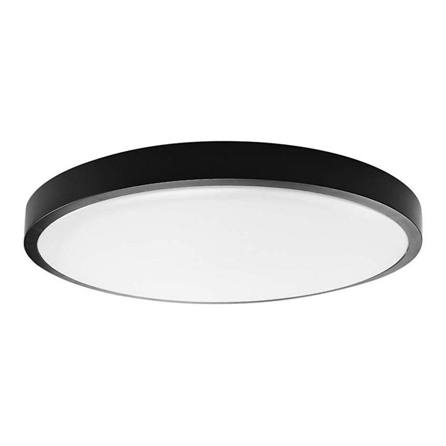 LED Stropna svjetiljka za kupaonicu SAMSUNG CHIP LED/24W/230V IP44 4000K promjer 29 cm crna