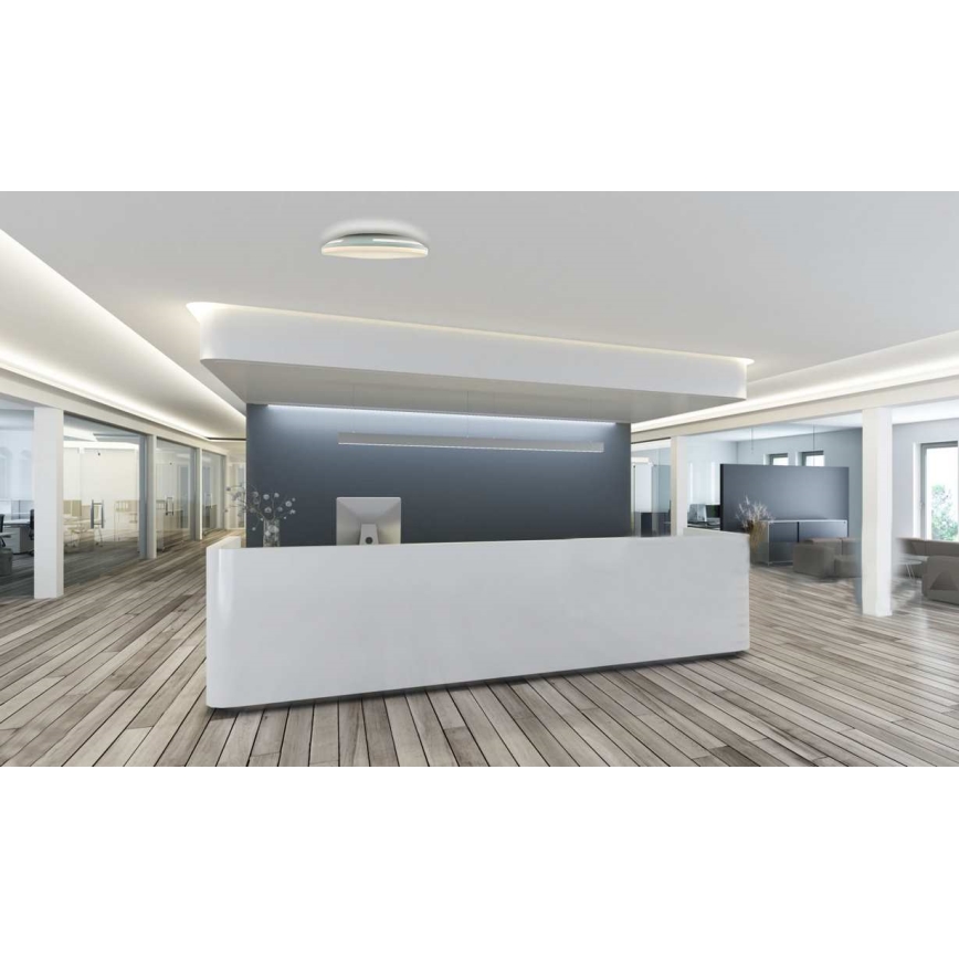 LED Prigušiva stropna svjetiljka za kupaonicu SLIDE LED/6/12/18/24W/230V 2900/4000/6200K IP44 bijela