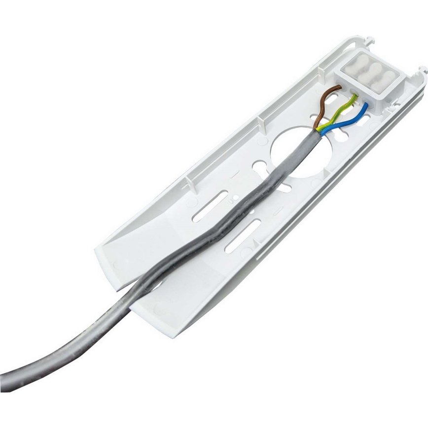LED Prigušiva stropna svjetiljka za kupaonicu SLIDE LED/6/12/18/24W/230V 2900/4000/6200K IP44 bijela