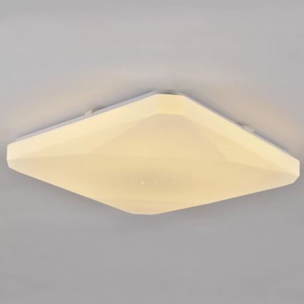 LED Stropna svjetiljka za prigušivanje KASTOR na daljinski upravljač LED/72W/230V