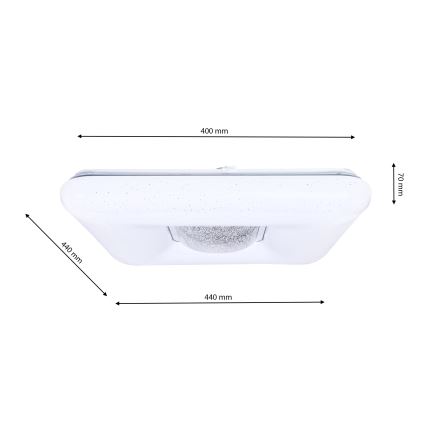 LED Stropna svjetiljka za prigušivanje YAX LED/24W/230V