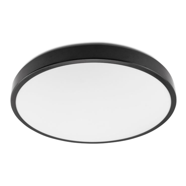 LED Stropna svjetiljka ZOE LED/24W/230V IP44 crna