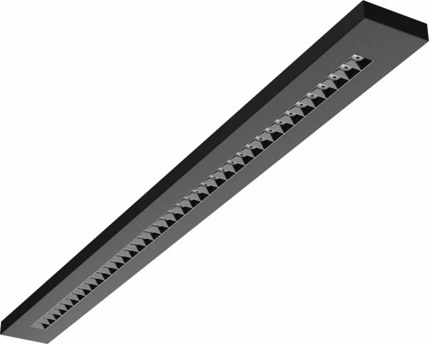 LED Stropna/viseća svjetiljka PLANK LED/20/30/40W/230V 2700/4000/6000K CRI 90 crna