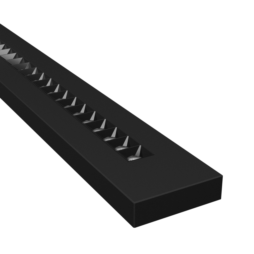 LED Stropna/viseća svjetiljka PLANK LED/20/30/40W/230V 2700/4000/6000K CRI 90 crna