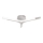 LED stropni luster ALTA LED/30W/230V srebrni