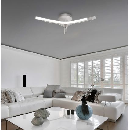 LED stropni luster ALTA LED/30W/230V srebrni