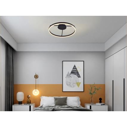LED stropni luster s mogućnošću prigušivanja LED/55W/230V 3000-6500K + daljinski upravljač