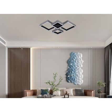 LED stropni luster za površinsku montažu s mogućnošću prigušivanja LED/175W/230V 3000-6500K + daljinski upravljač