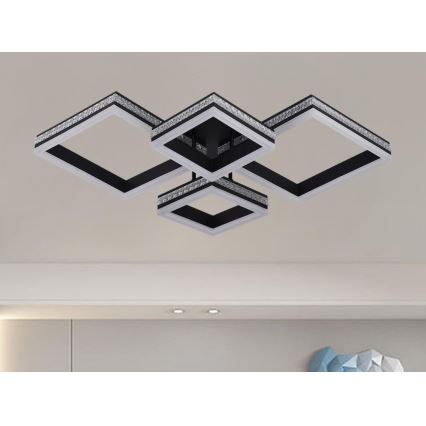 LED stropni luster za površinsku montažu s mogućnošću prigušivanja LED/175W/230V 3000-6500K + daljinski upravljač