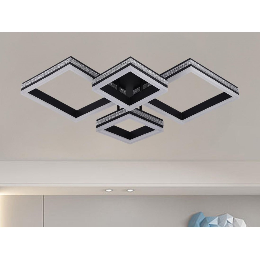 LED stropni luster za površinsku montažu s mogućnošću prigušivanja LED/175W/230V 3000-6500K + daljinski upravljač