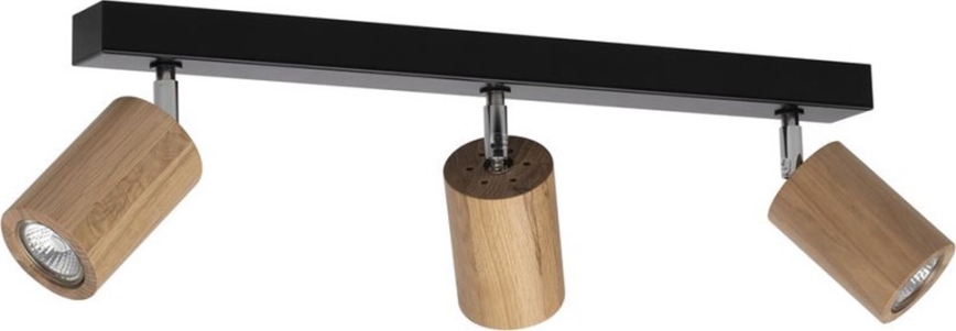 LED stropni spot MATTI 3xGU10/5W/230V hrast