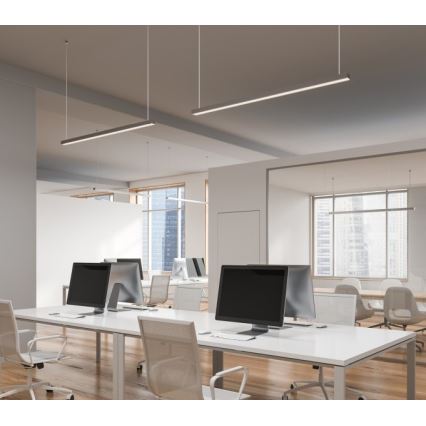 LED stropna nadometna viseća svjetiljka KOLINE LED/40W/230V 3000/4000/6500K 120 cm bijela