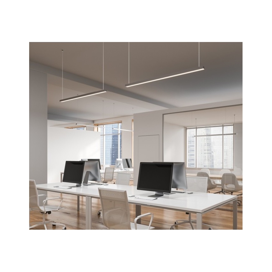 LED stropna nadometna viseća svjetiljka KOLINE LED/40W/230V 3000/4000/6500K 120 cm bijela