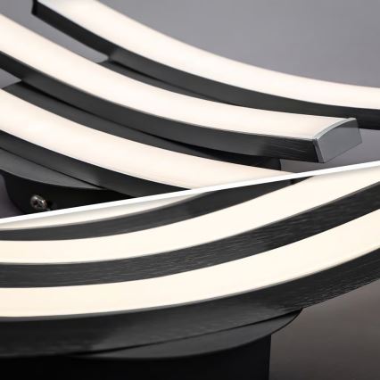 LED stropno svjetilo 3xLED/6W/230V 2700K crno