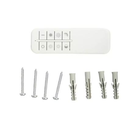 LED stropna svjetiljka s prigušivanjem 1xLED/8W/230V 30x30 cm + daljinski upravljač