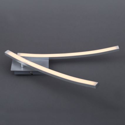 LED stropno svjetlo 2xLED/6W/230V 3000K matni krom