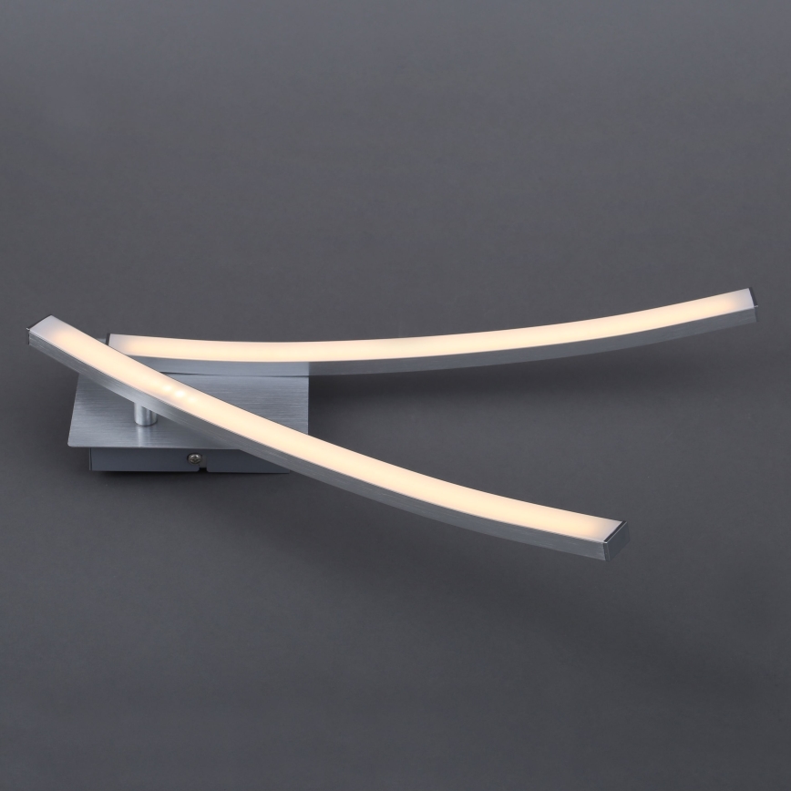 LED stropno svjetlo 2xLED/6W/230V 3000K matni krom