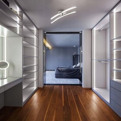 LED stropno svjetlo 2xLED/6W/230V sjajni krom