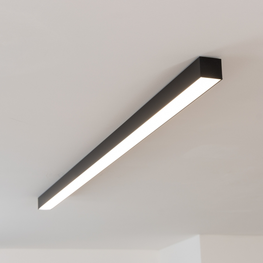 LED stropna svjetiljka ALLDAY BASIC LED/20/30/40W/230V 2700/4000/6000K 120 cm crna