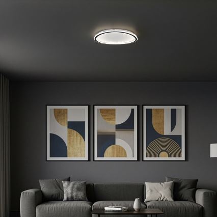 LED stropno svjetlo CALI LED/30W/230V Ø 40 cm crno