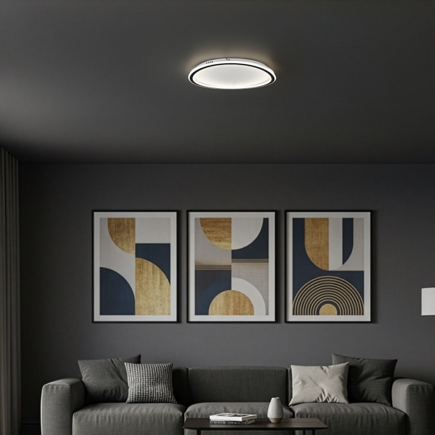 LED stropno svjetlo CALI LED/30W/230V Ø 40 cm crno