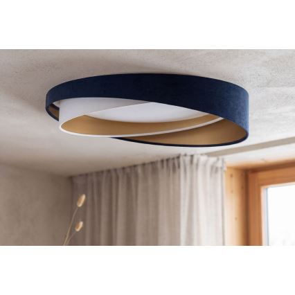 LED stropno svjetlo GALAXY MODERN LED/24W/230V Ø 55 cm plava/bijela/zlatna