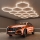LED stropno svjetlo HEXAGON LED/570W/85-265V 4000K 522x298 cm CRI 90 IP44 bijela