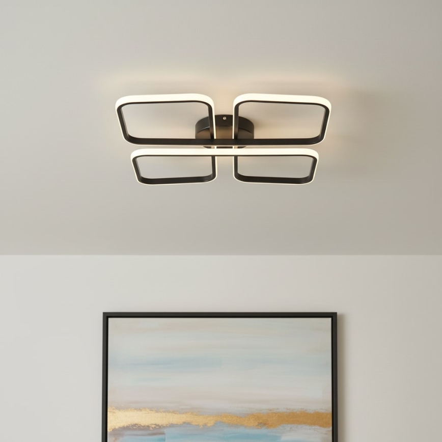 LED stropno svjetlo HIDALGO LED/40W/230V crno