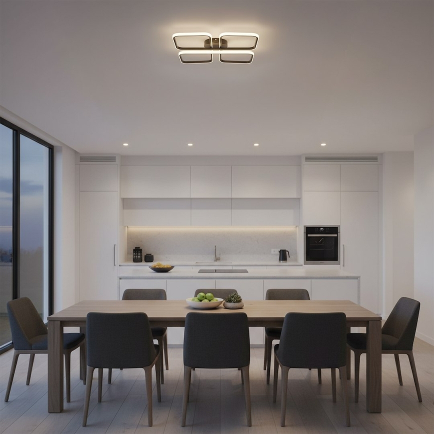 LED stropno svjetlo HIDALGO LED/40W/230V crno