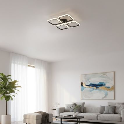 LED stropno svjetlo HIDALGO LED/40W/230V crno