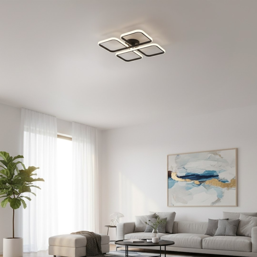 LED stropno svjetlo HIDALGO LED/40W/230V crno