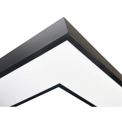 LED stropno svjetlo LED/100W/230V 3000/4000/6500K 80x80 cm crno