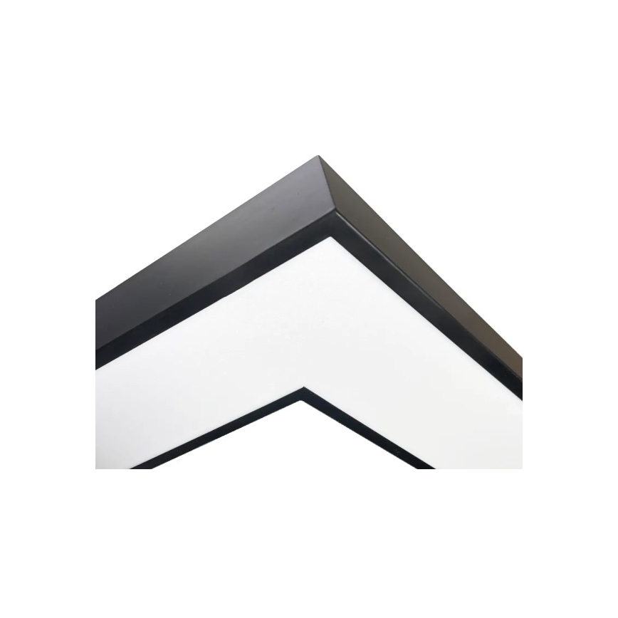 LED stropno svjetlo LED/100W/230V 3000/4000/6500K 80x80 cm crno