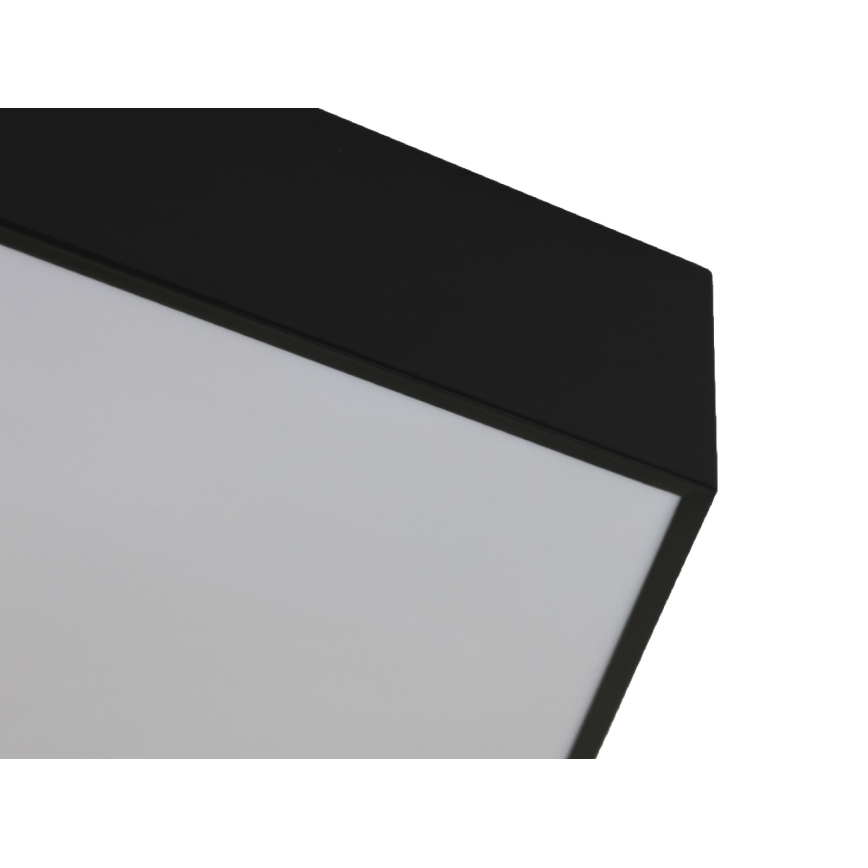 LED stropno svjetlo LED/200W/230V 3000/4000/6500 K Ø 100 cm crno