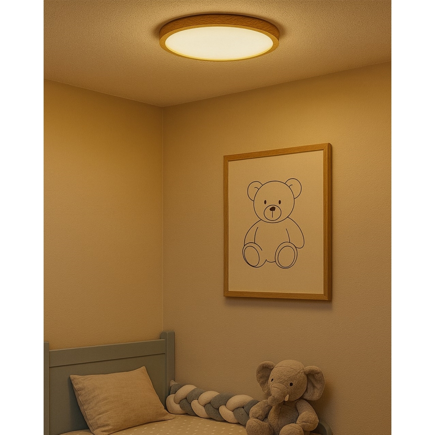 LED stropno svjetlo LED/24W/230V 3000/4000/6500K promjer 30 cm bež