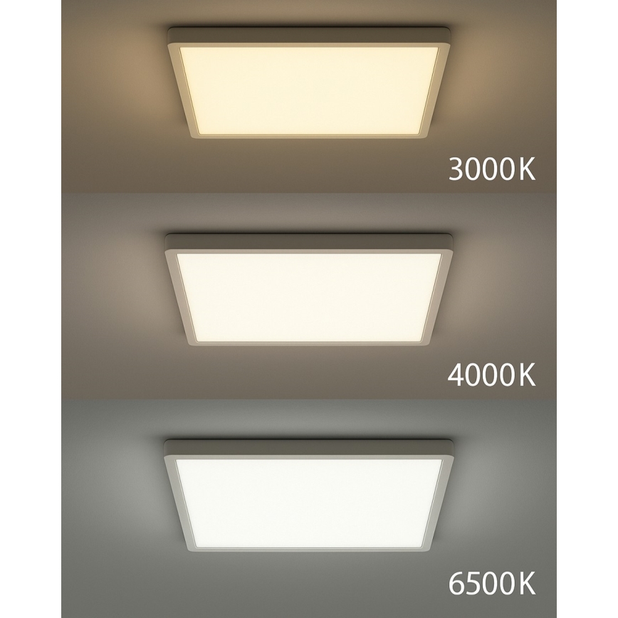 LED stropno svjetlo LED/32W/230V 3000/4000/6500K 40x40 cm bijela