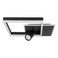 LED stropno svjetlo LED/38W/230V + 1x GU10/30W crno