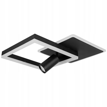 LED stropno svjetlo LED/38W/230V + 1x GU10/30W crno